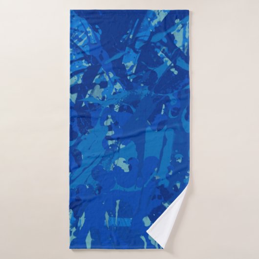 Ink hand made painting. Abstract wall art. Creativ Badehandtuch (Badehandtuch)