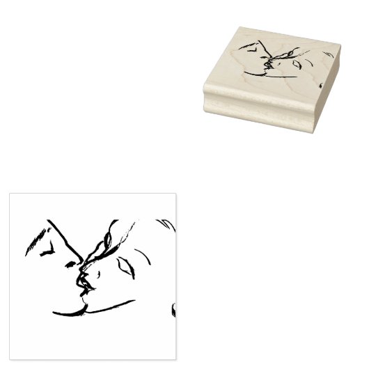 Ink Pad Kiss Gummistempel (Stempel)