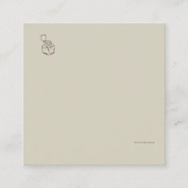 Ink Pot-Forgotten Archive- Minimalist  Begleitkarte