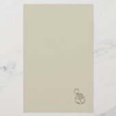 Ink pot- Forgotten Archive- Minimalist Briefpapier (Vorderseite)