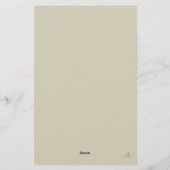 Ink pot- Forgotten Archive- Minimalist Briefpapier (Rückseite)