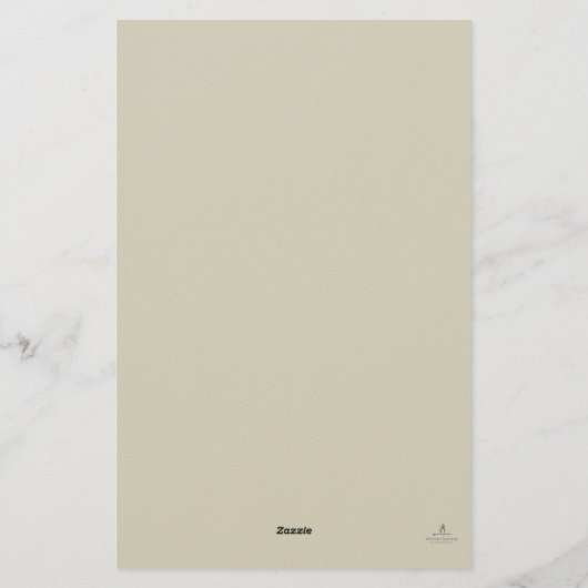 Ink pot-Forgotten Archive- Minimalist  Briefpapier (Rückseite)