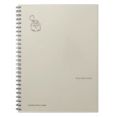 Ink pot- Forgotten Archive- Minimalist Notizblock (Vorderseite)