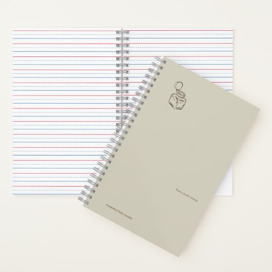 Ink pot- Forgotten Archive- Minimalist Notizblock (Innen)