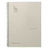 Ink pot- Forgotten Archive- Minimalist Notizblock (Vorderseite)