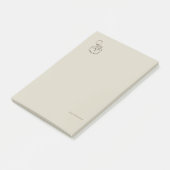 Ink pot- Forgotten Archive- Minimalist Post-it Klebezettel (angewinkelt)