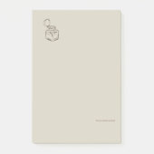 Ink pot- Forgotten Archive- Minimalist Post-it Klebezettel (Vorderseite)