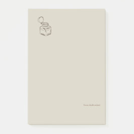 Ink pot- Forgotten Archive- Minimalist Post-it Klebezettel