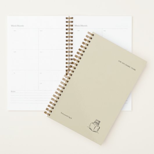 Ink Pot Minimalist Book Lover planner  Planer (Anzeige)
