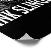 Ink Slinger - Tattoo Artist Poster (Ecke)