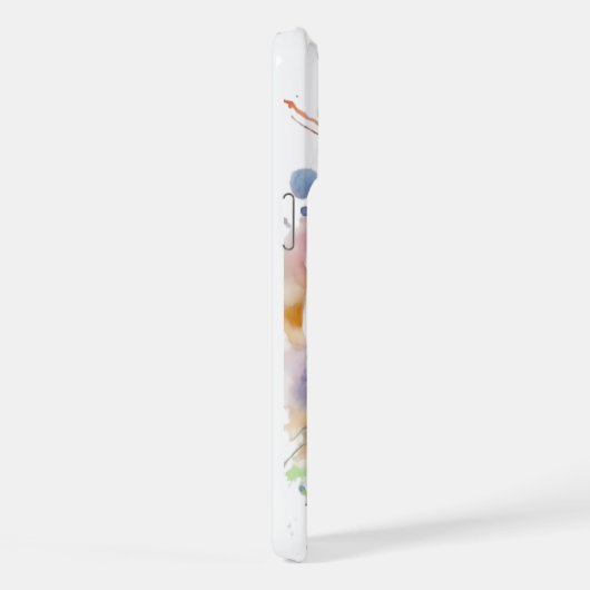 Ink Spattered Boxer Dog Joy iPhone Hülle (Rechte Seite)