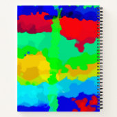 Ink Splash Abstrakt Frohe Weihnachtsgeschenke Gefa Notizblock (Rückseite)