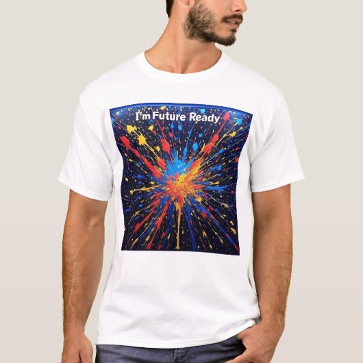 Ink Spritzer Art T-Shirt (Vorderseite)