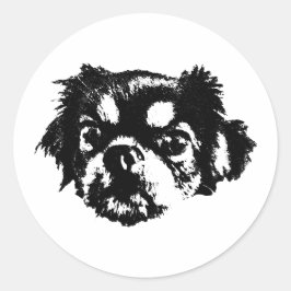 Ink Style Chihuahua Sticker – Sweet & Simple