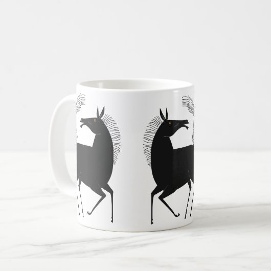 Ink Talking Fantasy V01 HORSE Kaffeetasse (Vorderseite Links)