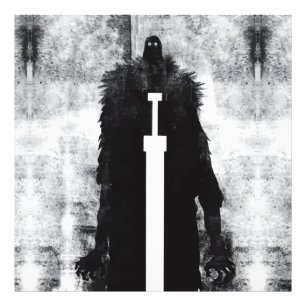 Ink Talking Fantasy V02 A Knight from hell Fotodruck