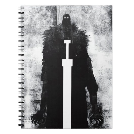 Ink Talking Fantasy V02 A Knight from hell Notizblock (Vorderseite)