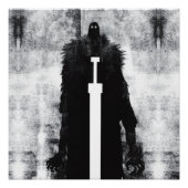 Ink Talking Fantasy V02 A Knight from hell Poster (Vorderseite)