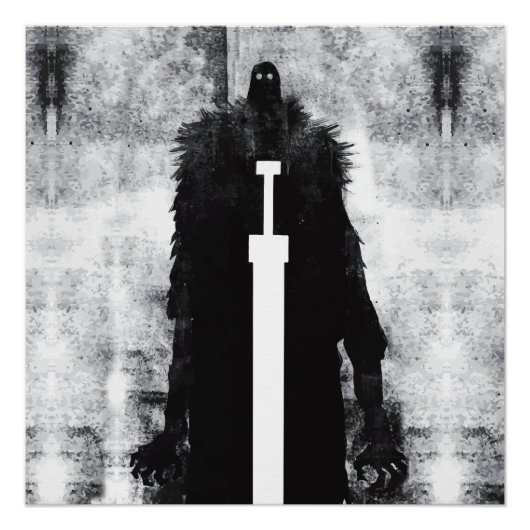 Ink Talking Fantasy V02 A Knight from hell Poster (Vorderseite)