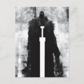 Ink Talking Fantasy V02 A Knight from hell Postkarte (Vorderseite)