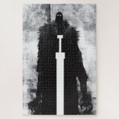 Ink Talking Fantasy V02 A Knight from hell Puzzle (Vertikal)