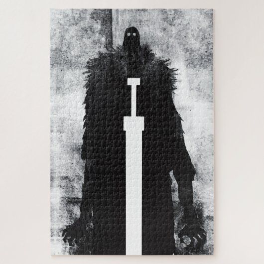 Ink Talking Fantasy V02 A Knight from hell Puzzle (Vertikal)