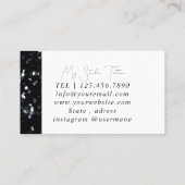 Ink Typografy Tattoo Artist Visitenkarte (Rückseite)