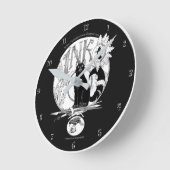 INK-Uhr Runde Wanduhr (Winkel)