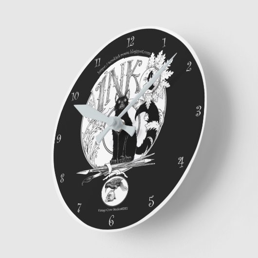 INK-Uhr Runde Wanduhr (Winkel)