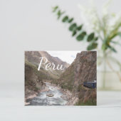Inka-Bahn nach Machu Picchu Postkarte von Peru (Stehend Vorderseite)