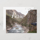 Inka-Bahn nach Machu Picchu Postkarte von Peru (Vorne/Hinten)