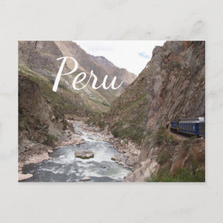 Inka-Bahn nach Machu Picchu Postkarte von Peru