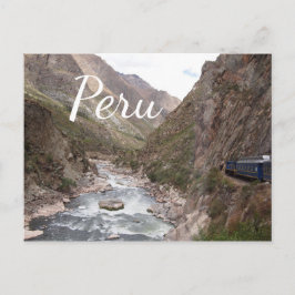 Inka-Bahn nach Machu Picchu Postkarte von Peru