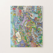 Inka Dinka Doo Town Neujahrstag Puzzle (Vertikal)