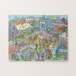 Inka Dinka Doo Town Osterfeier Puzzle