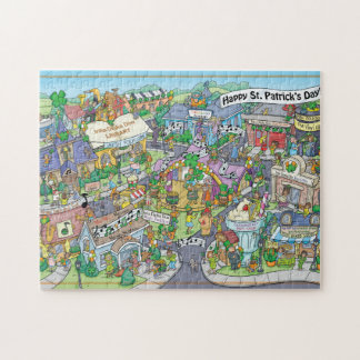 Inka Dinka Doo Town St. Patrick's Day Puzzle
