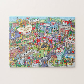Inka Dinka Doo Town Valentinstag Puzzle