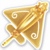 Inka-Flugzeug Aufkleber (Vorderseite)