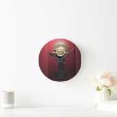 Inka Gold Zeremonialmesser (Tumi), Lima, Peru Runde Wanduhr (Zuhause)