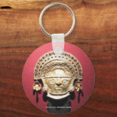 Inka Gold Zeremonialmesser (Tumi), Lima, Peru Schlüsselanhänger (Vorderseite)