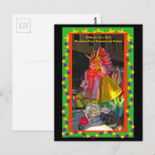 Inka-Krieger Postkarte (Vorne/Hinten)