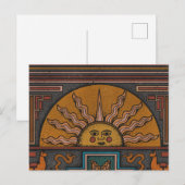 Inka-Kunst Ankündigungspostkarte (Vorne/Hinten)