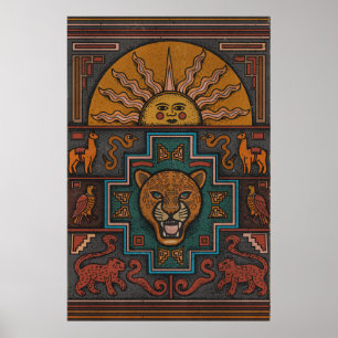 Inka-Kunst Poster
