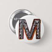 Inka ` s Schriftart, Buchstabe M Button (Vorne & Hinten)
