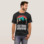 Inka Trail Survivor Peruanische Berge T-Shirt (Vorne ganz)