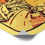 Inka Wein Alphonse Mucha Horizontal neu gestalten Poster (Ecke)