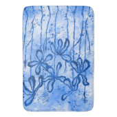 Inkalte Blume Blue Sky Badematte (Vorderseite Vertikal)