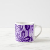 Inkalte Blume Lila Espressotasse (Rechts)