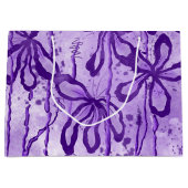 Inkalte Blume - Lilac Große Geschenktüte (Vorderseite)