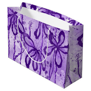 Inkalte Blume - Lilac Große Geschenktüte